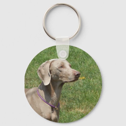 Honden maken ons leven compleet - Weimaraner Sleutelhanger (Voorkant)