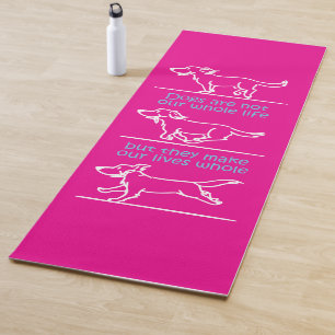 Honden maken ons leven compleet yogamat