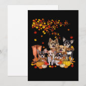 Honden maken ons leven tot laatste kerst bedankkaart (Voorkant / Achterkant)