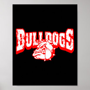 Honden Mascotte Terug naar school Team Spirit R Poster