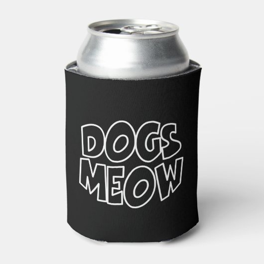Honden Meauw Blikjeskoeler (Blikje Voorkant)