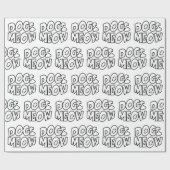 Honden Meauw Cadeaupapier (Vlak)