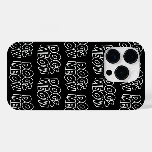 Honden Meauw Case-Mate iPhone Case (Achterkant (horizontaal))
