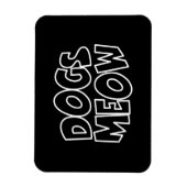 Honden Meauw Magneet (Verticaal)