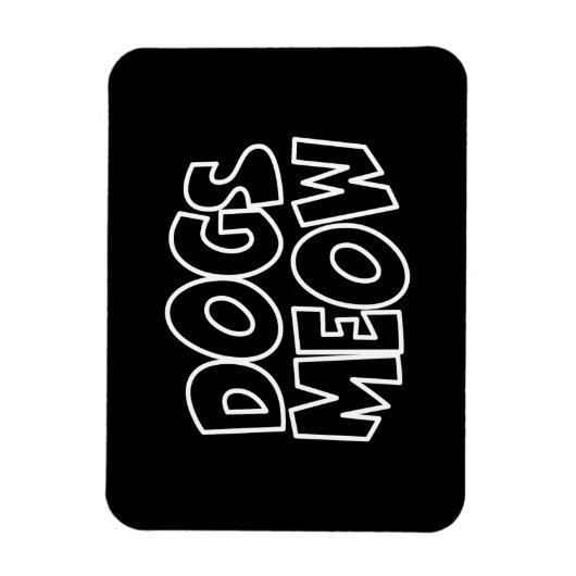 Honden Meauw Magneet (Verticaal)