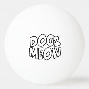 Honden Meauw Pingpongbal