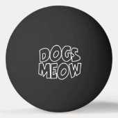 Honden Meauw Pingpongbal (Voorkant)