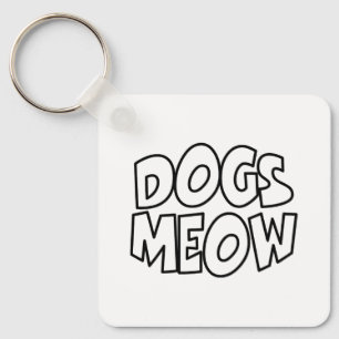 Honden Meauw Sleutelhanger