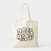 Honden Meauw Tote Bag (Voorkant)