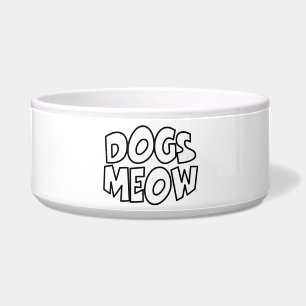 Honden Meauw Voerbakje