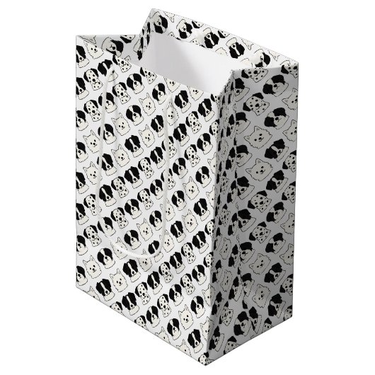 Honden medium cadeauzakje (Voorkant Gekanteld)