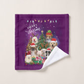 honden Merry kermas Light Bad Handdoek (Wasdoekje)