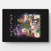 honden Merry kermas Light Fotoplaat (voorkant)