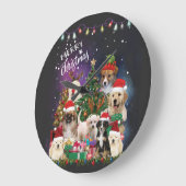 honden Merry kermas Light Grote Klok (Hoek)