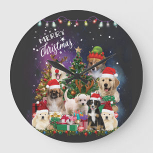 honden Merry kermas Light Grote Klok