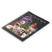 honden Merry kermas Light Notitieboek (Linkerzijde)