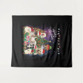 honden Merry kermas Light Wandkleed (Voorkant (horizontaal))