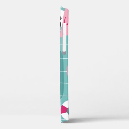 Honden met zwembaddrijvers,  dessin. Case-Mate iPhone case (Achterkant / Links)