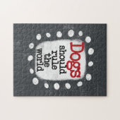 Honden moeten de wereld puzzel regeren (Horizontaal)