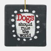 Honden moeten het Ornament regeren (Achterkant)