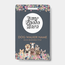 Honden Mooie Bloemrijke Waterverf Foto