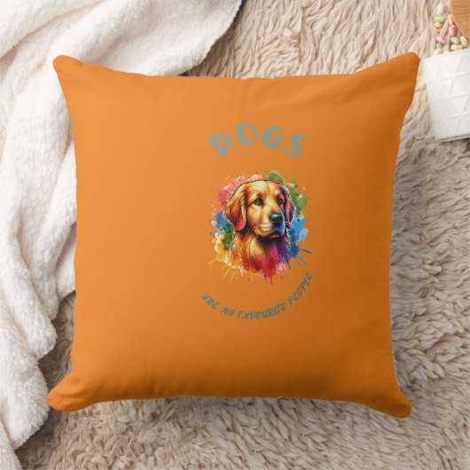 Honden motief kussen (Deken)