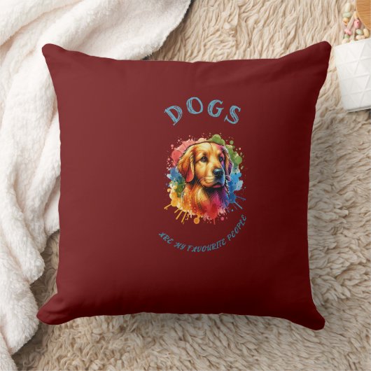 Honden motief kussen (Deken)