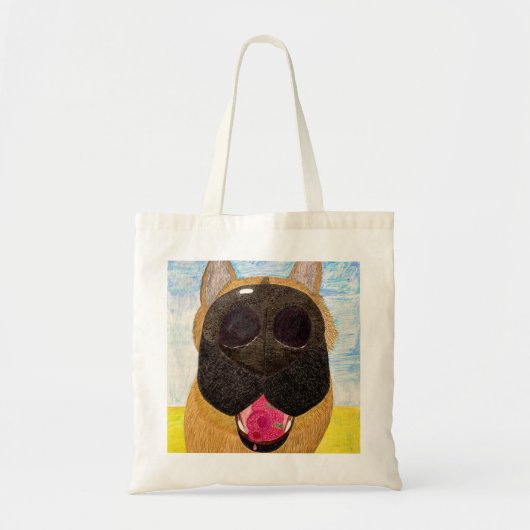 Honden neus en frambozen tas (Voorkant)