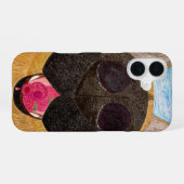 Honden neus en frambozen telefoonhoesje iPhone 16 hoesje (Achterkant horizontaal)