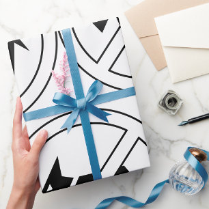 Honden Niet Toegestaan Zwart-Wit Symbool Cadeaupapier