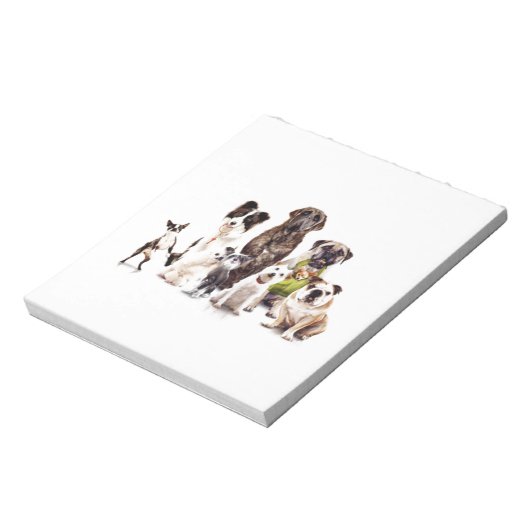 Honden Notitieblok (Linkerzijde)