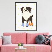 Honden nursery decor canvas afdruk (Insitu (Woonkamer))