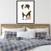 Honden nursery decor canvas afdruk (Insitu (Slaapkamer))