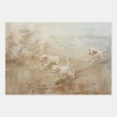 Honden - Olieverfstijl Inpakpapier Cadeaupapier (Voorkant 2)