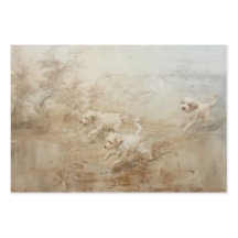 Honden - Olieverfstijl Inpakpapier Cadeaupapier