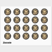 Honden Omdat Mensen Eng Zijn Grappige Hond Ronde Sticker (Vel)