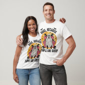 Honden Omdat Mensen Eng Zijn T-shirt (Unisex)