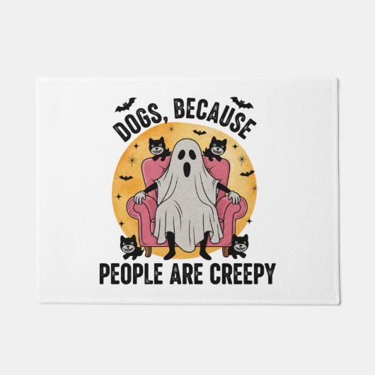 Honden omdat mensen griezelig zijn deurmat (Voorkant)