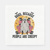 Honden omdat mensen griezelig zijn servet (Voorkant)