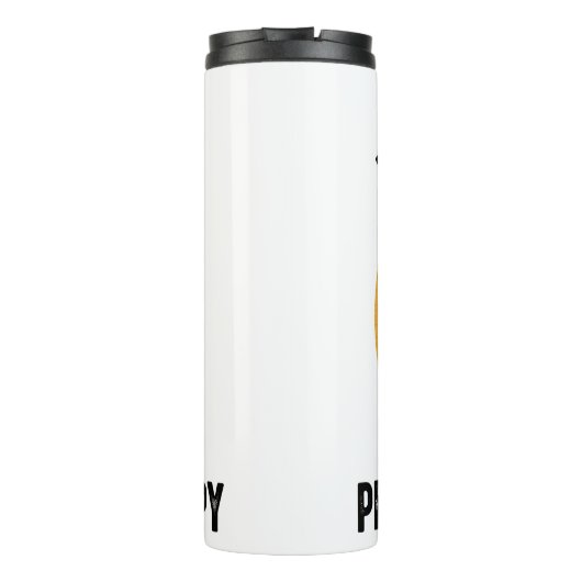 Honden omdat mensen griezelig zijn thermosbeker (Achterkant)