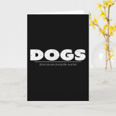 Honden omdat mensen oplikken kaart (Gele Bloem)