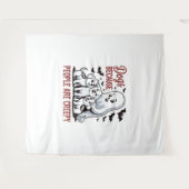 Honden omdat mensen zijn griezelig Halloween Wandkleed (Voorkant (horizontaal))