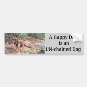 Honden Ontketend Bumpersticker