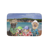 Honden op de Beach Bath Mat (Voorkant)