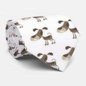 Honden op een stropdas (Opgerold)