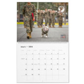 HONDEN OP PARADE - US Military Service Honden Kalender (Mar 2026)