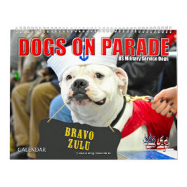 HONDEN OP PARADE - US Military Service Honden Kalender