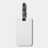 Honden op sofa bagagelabel (Achterkant verticaal)