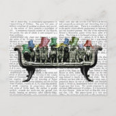 Honden op sofa briefkaart (Voorkant)