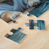 Honden op vakantie legpuzzel (Zijkant)